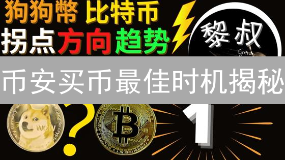 币安买币最佳时机揭秘：何时抄底？如何盈利？