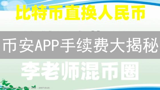 币安APP手续费大揭秘：这样操作，交易成本狂降！