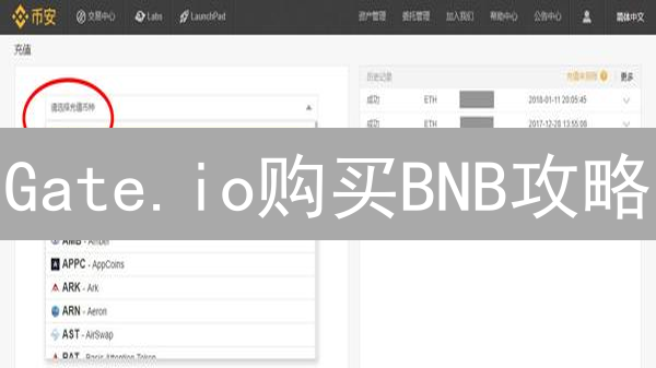 Gate.io购买BNB攻略：新手也能轻松上手？| 避坑指南