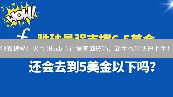 独家揭秘！火币(Huobi)行情查询技巧，新手也能快速上手！
