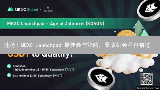 速抢！MEXC Launchpad 最佳参与策略，暴涨机会不容错过！