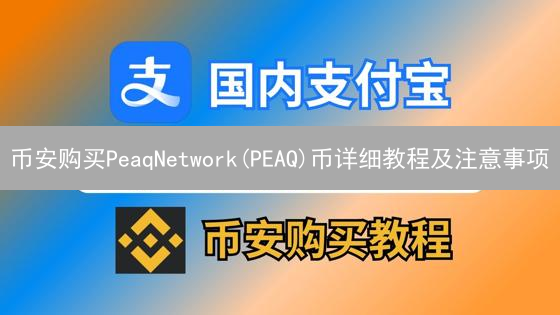 币安购买PeaqNetwork(PEAQ)币详细教程及注意事项