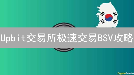Upbit交易所极速交易BSV攻略：新手也能轻松上手！