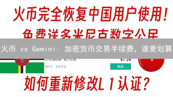 火币 vs Gemini: 加密货币交易手续费，谁更划算？【深度对比】